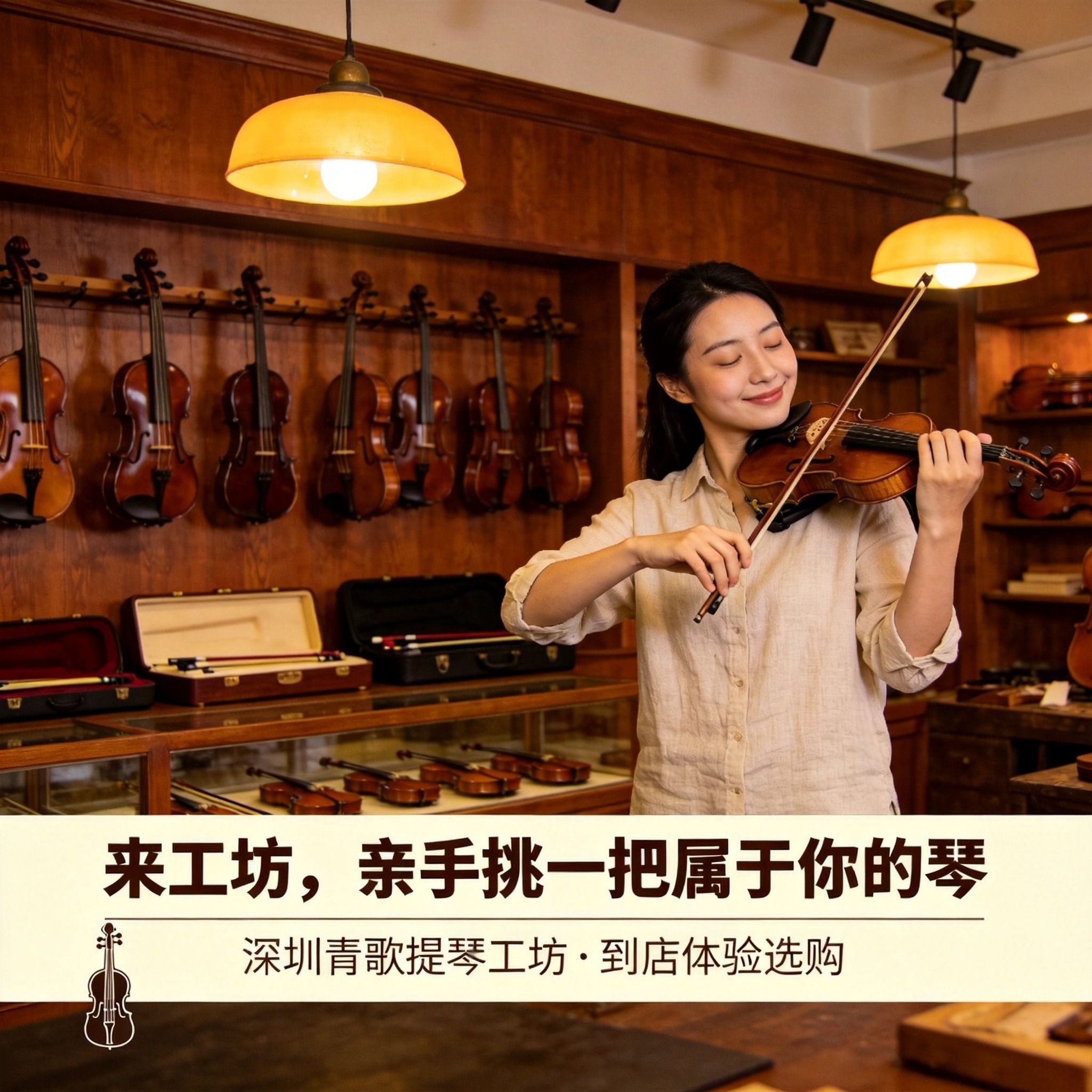 来店试琴